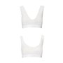 Спортивний топ з еластичної бавовни Passion PS005 TOP XL, white