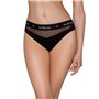 Трусики з прозорою вставкою Passion PS006 PANTIES M, black