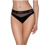 Трусики з прозорою вставкою Passion PS006 PANTIES XL, black