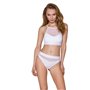 Трусики з прозорою вставкою Passion PS006 PANTIES L, white