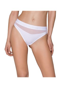 Трусики з прозорою вставкою Passion PS006 PANTIES S, white