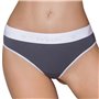 Спортивні трусики-стрінги Passion PS007 PANTIES dark grey, L
