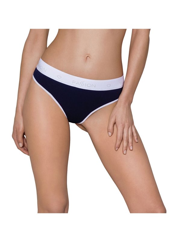 Спортивні трусики-стрінги Passion PS007 PANTIES L, navy blue