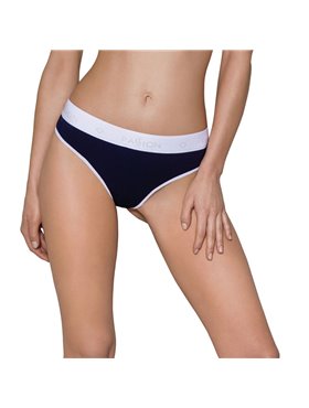 Спортивні трусики-стрінги Passion PS007 PANTIES S, navy blue
