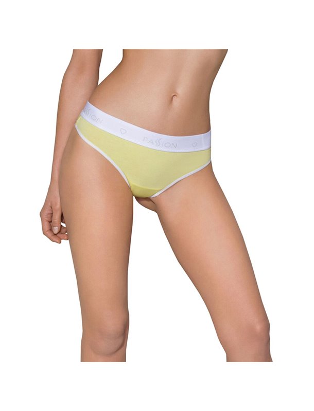 Спортивні трусики-стрінги Passion PS007 PANTIES S, yellow