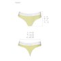 Спортивні трусики-стрінги Passion PS007 PANTIES XL, yellow