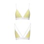 Спортивний топ з подвійними бретелями Passion PS007 TOP L, yellow
