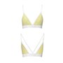 Спортивний топ з подвійними бретелями Passion PS007 TOP M, yellow
