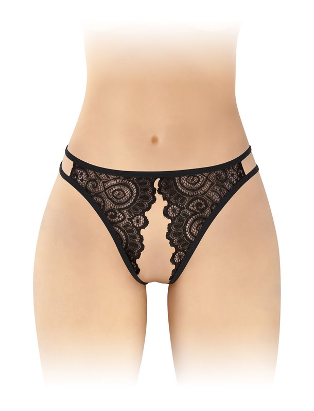 Трусики з доступом Fashion Secret Annette Black SO4715 Fashion Secret (Франція) фото - Luxbikini