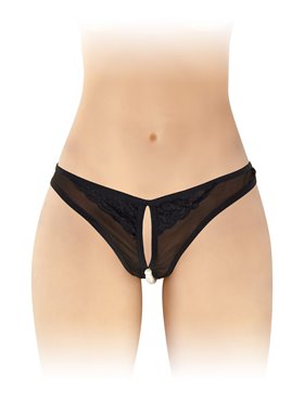 Трусики з перлинами і доступом Fashion Secret Sophie Black