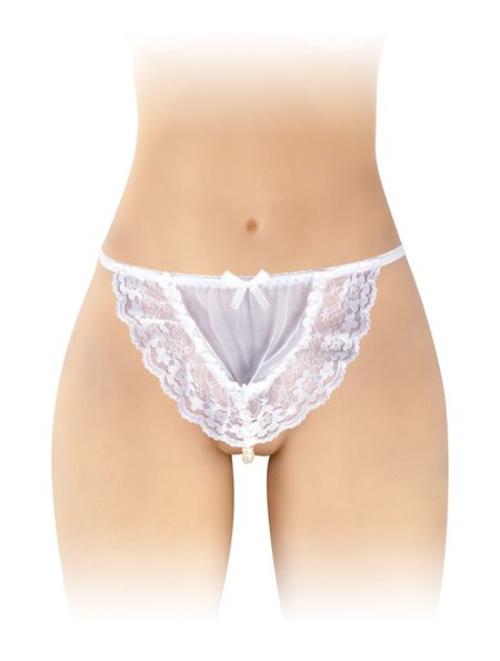 Трусики-стрінги з перлинною ниткою Fashion Secret KATIA White SO4719 Fashion Secret (Франція) фото - Luxbikini