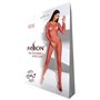 Бодістокінг Passion BS068 red, комбінезон, велика сітка, довгий рукав PBS068R Passion (Польща) фото - Luxbikini