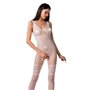 Бодістокінг Passion BS069 white, комбінезон, імітація панчох і боді PBS069W Passion (Польща) фото - Luxbikini