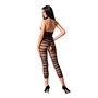 Сітчастий бодістокінг з відкритим животом Passion BS081 black SO4732 Passion (Польща) фото - Luxbikini