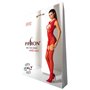 Ажурний бодістокінг з панчохами Passion BS082 white SO4737 Passion (Польща) фото - Luxbikini