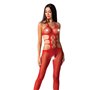 Еротичний бодістокінг Passion BS084 red SO4742 Passion (Польща) фото - Luxbikini