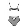 Еротичний комплект з малюнком Passion LOVELIA BIKINI L/XL, black