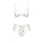 Еротичний комплект з малюнком Passion LOVELIA BIKINI L/XL, white