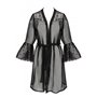 Повітряний пеньюар Passion LOVELIA PEIGNOIR L/XL, black