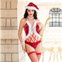 Еротичний новорічний костюм "Хвилююча Санта" One Size Red