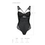 Боді з еко-шкіри та мережива Passion LOONA BODY XXL/XXXL, black