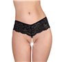 Сексуальні жіночі трусики Fabiana з перлинами, чорні, розмір L-2XL SO5196 Art of Sex (Україна) фото - Luxbikini