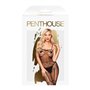 Бодістокінг з панчохами та геометричним малюнком Penthouse - Firecracker Black S/L