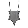 Боді з ажурним ліфом Passion CHRISTA BODY S/M, black