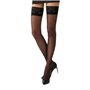 Панчохи Passion ST003 5 графітові, класичні, на ажурній силіконовій резинці