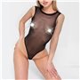 Сексуальне прозоре боді сітка з рукавами Art of Sex - Melissa чорний, L-2XL SO5873 Art of Sex (Україна) фото - Luxbikini