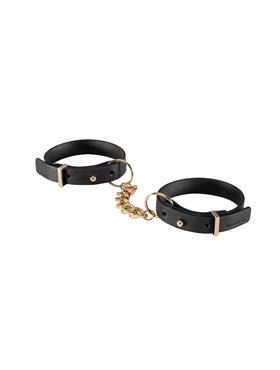 Наручники з екошкіри Bijoux Indiscrets Maze – Thin Handcuffs Black
