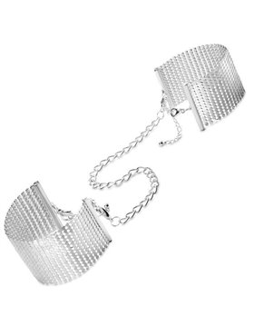 Наручники Bijoux Indiscrets Desir Metallique Handcuffs - Silver, металеві, стильні браслети