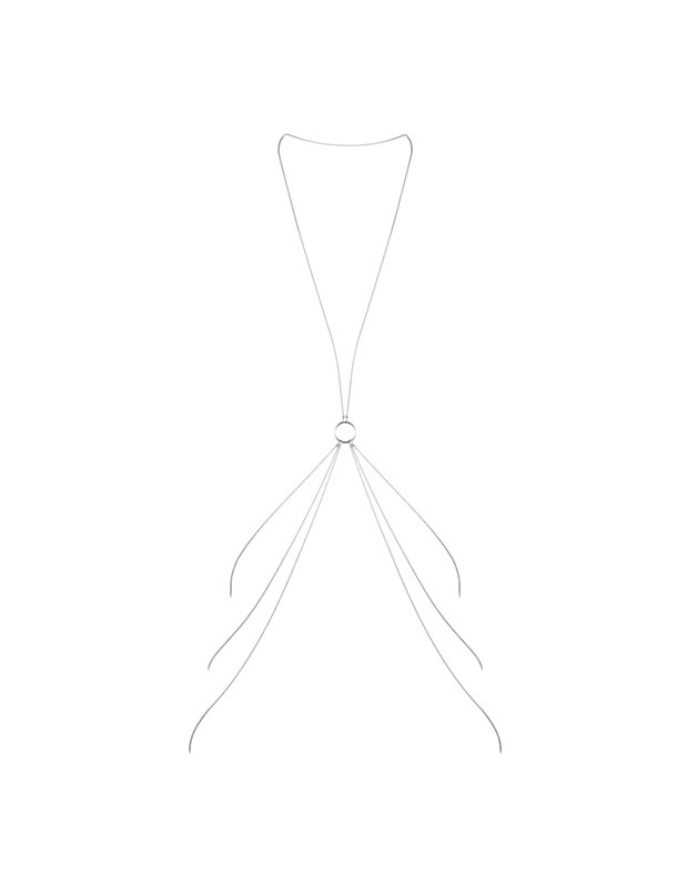 Ланцюжок для тіла Bijoux Indiscrets Magnifique 8 Body Chain — Silver
