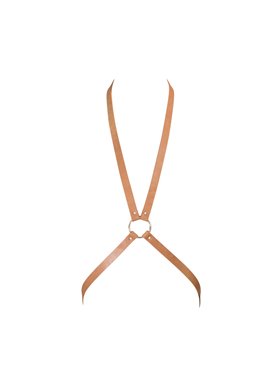 Портупея Bijoux Indiscrets MAZE - 8 Harness Brown, екошкіра