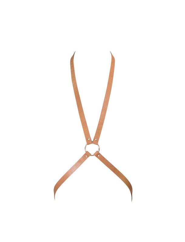 Портупея Bijoux Indiscrets MAZE - 8 Harness Brown, екошкіра
