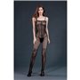 Бодістокінг Moonlight Model 02 XS-L Black, імітація корсета та панчохи на ажурній резинці