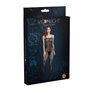 Бодістокінг Moonlight Model 02 XS-L Black, імітація корсета та панчохи на ажурній резинці