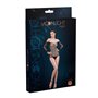 Сітчасте боді зі стразами Moonlight Model 09 XS-L Black, відкриті плечі