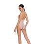 Бодістокінг у велику сітку Passion BS087 white, відкрита спина, халтер, з доступом SO6381 Passion (Польща) фото - Luxbikini