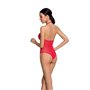 Бодістокінг з декольте Passion BS088 red, імітація корсетної шнурівки SO6383 Passion (Польща) фото - Luxbikini