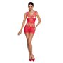 Бодістокінг мінісукня з метеликами Passion BS090 One Size red SO6389 Passion (Польща) фото - Luxbikini