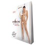 Бодістокінг у дуже велику сітку Passion BS091 white, з доступом SO6393 Passion (Польща) фото - Luxbikini