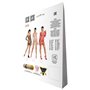 Бодістокінг-сукня з глибоким коміром Passion BS093 white, довгі рукави SO6399 Passion (Польща) фото - Luxbikini