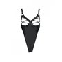 Боді з екошкіри Passion CELINE BODY XXL/XXXL, black, з доступом, відкритий