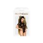 Боді Penthouse Be Nine XL Black, виріз на спинці, імітація стреп у вигляді геометричного малюнка