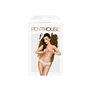Трусики-бікіні Penthouse Catch Me S/M White, мереживо, вузькі ремінці, вирізи на сідницях, бантик SO6489 Penthouse (Німеччина...