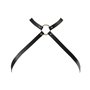 Портупея з екошкіри Bijoux Indiscrets MAZE — Cross Chest Harness Black