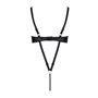 Боді з екошкіри Passion CELINE BODY 6XL/7XL black, з доступом, відкритий