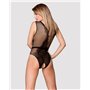 (SALE) Сітчастий бодістокінг з доступом Obsessive B115 teddy S/M/L, чорний SO7204 Obsessive (Польща) фото - Luxbikini