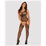 Бодістокінг Obsessive Bodystocking G323 XL/XXL black, малюнок бджоли та метелика SO7244 Obsessive (Польща) фото - Luxbikini